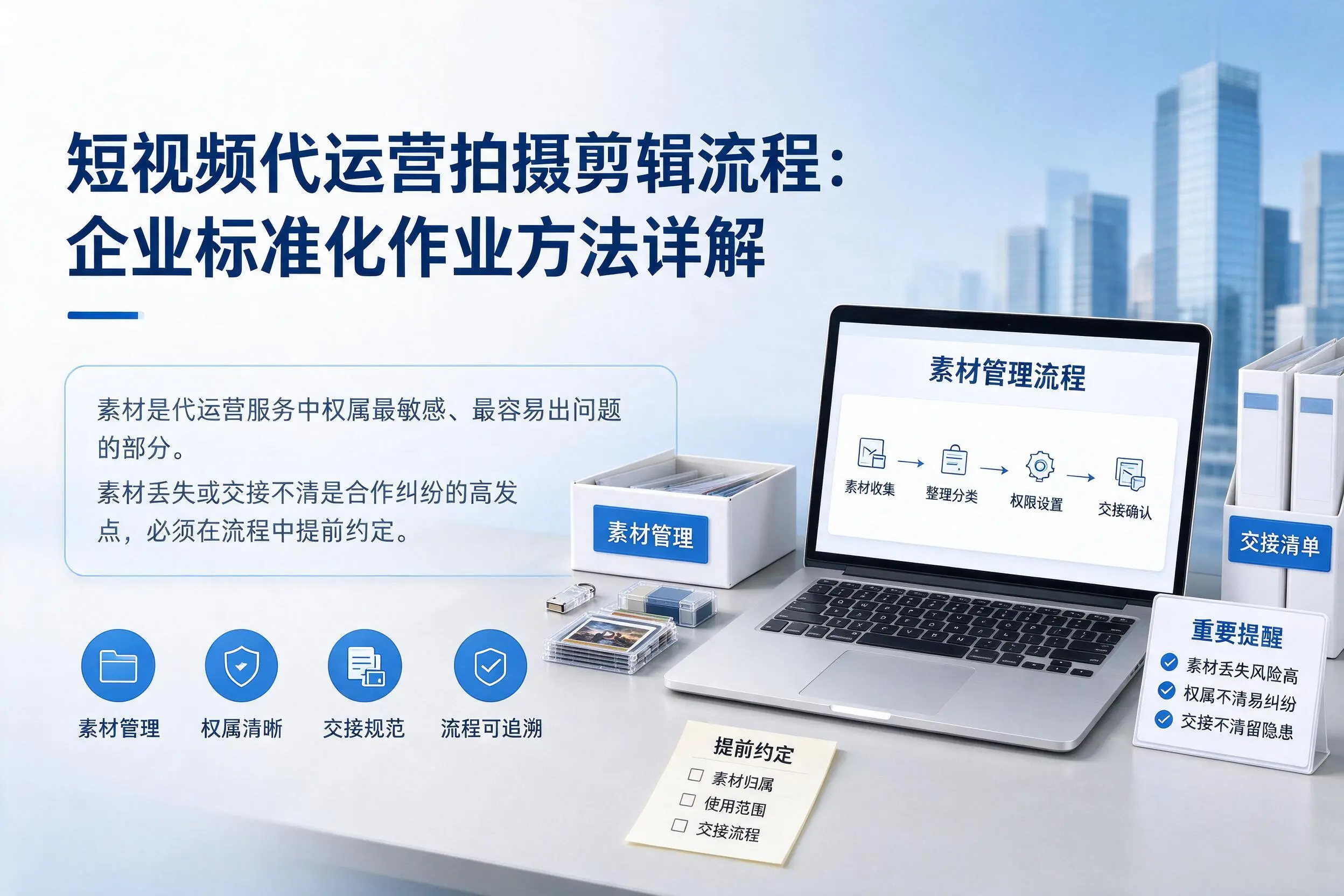 短视频代运营拍摄剪辑流程：娄底企业标准化作业方法详解
