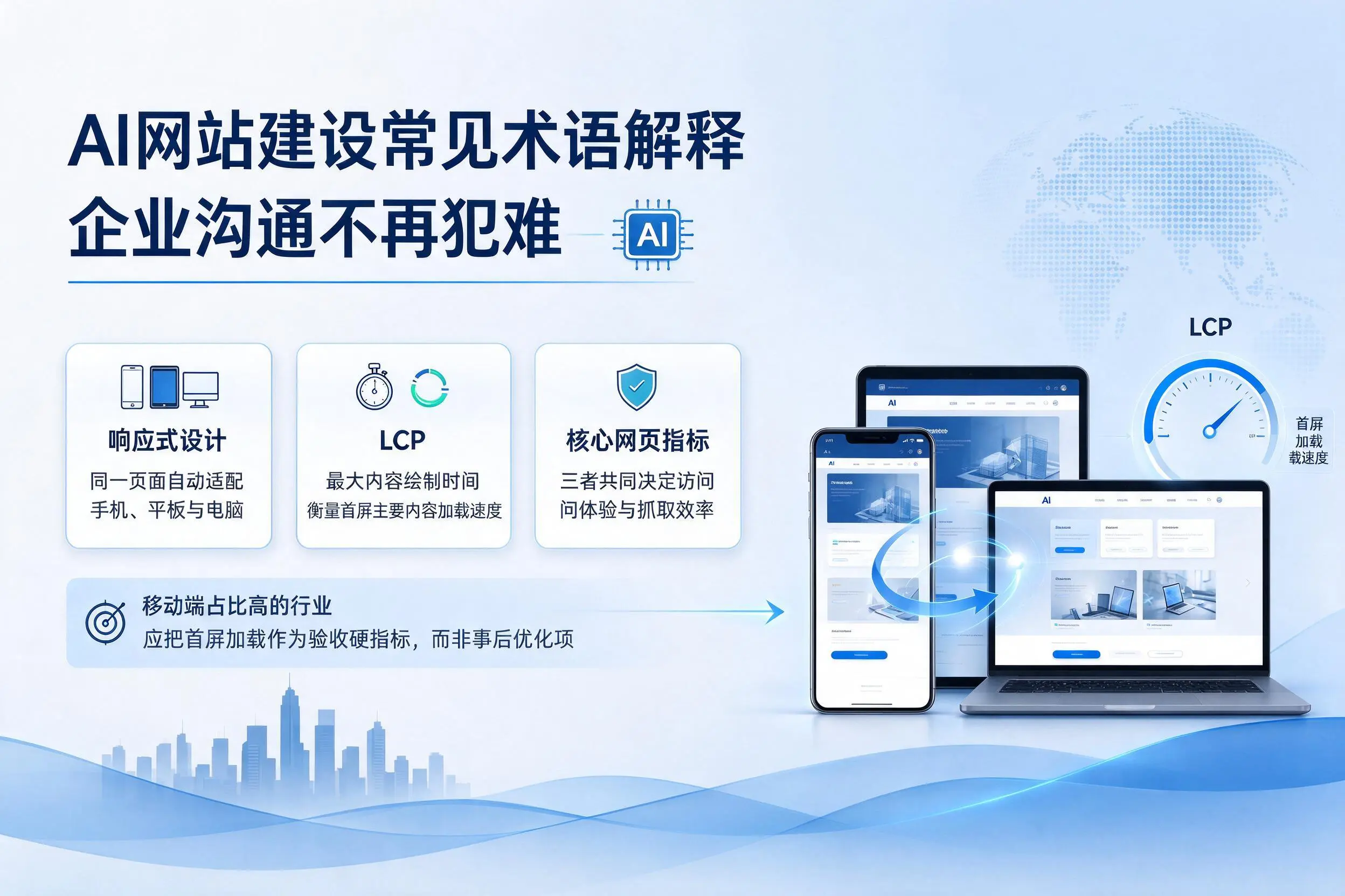 AI网站建设常见术语解释，娄底企业沟通不再犯难