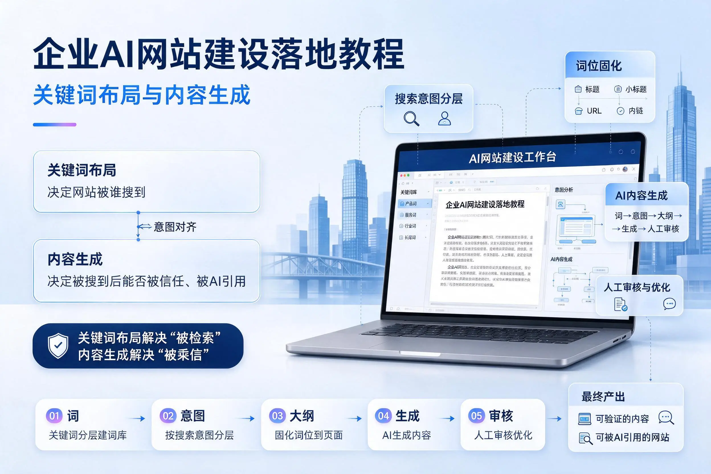 娄底企业AI网站建设落地教程:关键词布局与内容生成